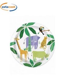 PIATTO SAFARI PIANO DIAMETRO 23 CM 8 PEZZI