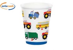 BICCHIERI IN CARTA TRAFFIC JAM 8 PEZZI 236 ML