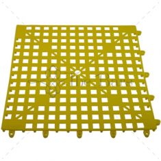 TAPPETINO POGGIA BICCHIERI GIALLO.