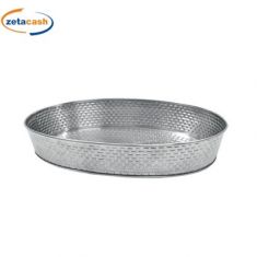 VASSOIO TONDO ACCIAIO D27 H4 CM