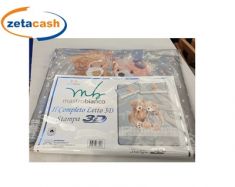 COMPLETO LENZUOLA CON STAMPA PER LETTO MATRIMONIALE