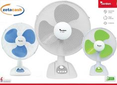 VENTILATORE DA TAVOLO BIANCO DIAMETRO 43 CM JORDAN