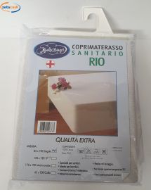 COPRIMATERASSO SANITARIO CON FONDO PVC SINGOLO
