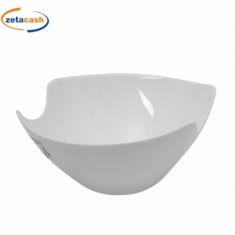 INSALATIERA VETRO TEMPERATO BIANCO D20CM