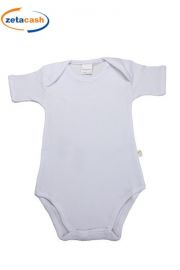 BODY NEONATO A MEZZA MANICA BIANCO MESI 24