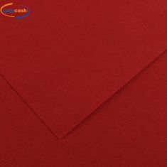 CARTONCINO FOGLIO ROSSO GRANATA 50X70