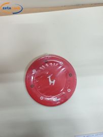 PIATTI DI CARTA NATALIZI DIAMETRO 18 CM ROSSO 10 PEZZI