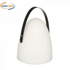 LAMPADA A LED BIANCA MANICO NERO INTERNO/ESTERNO H30 D21CM