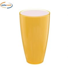 BICCHIERE PLASTICA RIGIDA 500ML GIALLO SENAPE