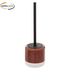 SCOPINO CON PORTASCOPINO CERAMICA CORALLO H39 D12 CM