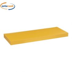 MENSOLA DA MURO RETT GIALLA 60X23,5CM