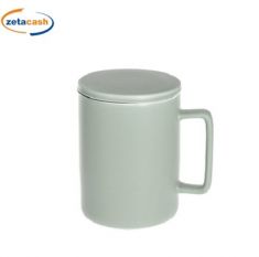 TAZZA CON INFUSORE MENTA IN CERAMICA 40 CL