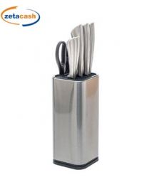 CEPPO CON COLTELLI E FORBICI IN ACCIAIO 7 PEZZI