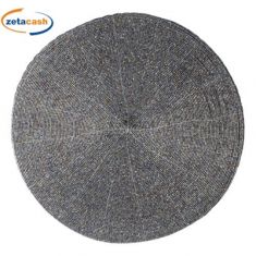 SOTTOPIATTO CON PERLINE ARGENTO DIAM 35 CM