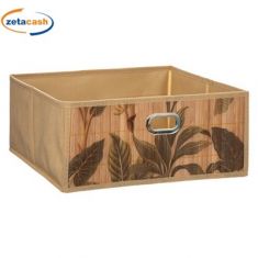 CONTENITORE IN TNT E BAMBOO CM 31X31X15