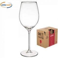 CONF 6 CALICI VINO VETRO LINA 41CL