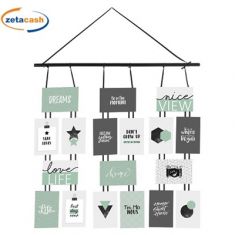 APPENDINO RAMO CON 18 PORTAFOTO CON FORMATO 10x15 cm