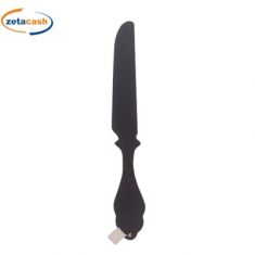 COLTELLO DA PARETE IN LEGNO NERO CM 12X78