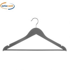 GRUCCE IN LEGNO GRIGIE CON GANCIO IN METALLO 5 PEZZI