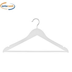 GRUCCE IN LEGNO BIANCO CON GANCIO IN METALLO 5 PEZZI