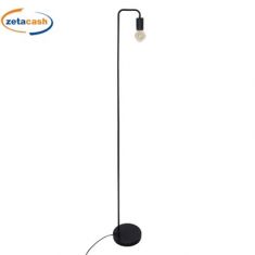 LAMPADA DA TERRA IN METALLO NERO DIAM 20 X H 150 CM