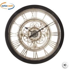 OROLOGIO DA MURO CON MECCANISMO A VISTA DIAMETRO 62 CM