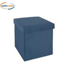 POUF IN VELLUTO CON COPERCHIO OTTANIO 38 X 38 CM