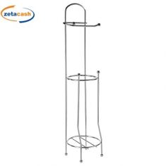 PORTAROTOLO CARTA IGIENICA IN METALLO CM 17X15X66