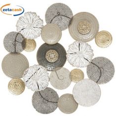 DECORAZIONE DA PARETE 80X80 CM LEANA