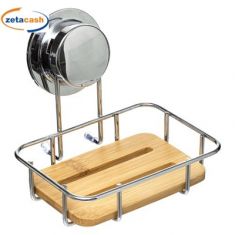 PORTASAPONE IN BAMBOO E STRUTTURA IN METALLO