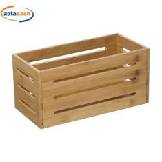 CASSETTA IN BAMBOO PORTA OGGETTI CM 15 X31X15