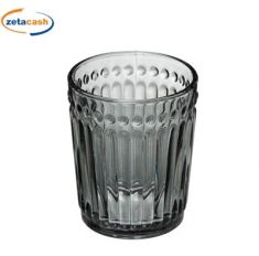 CONF 6 BICCHIERI ACQUA MONA VETRO NERO TRASP 30CL