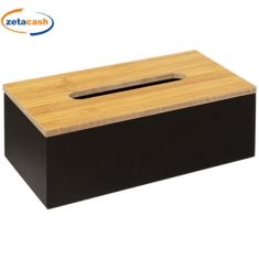 COFANETTO PORTASALVIETTE COL CARBONE COP BAMBOO H9X25X13