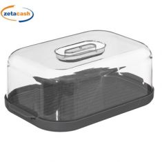 CONTENITORE PORTAFORMAGGIO PLASTICA TRASP H11X29X19CM