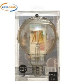 LAMPADINA A LED BIANCO CALDO E27 175LM 2W 2200K 230V H14X9