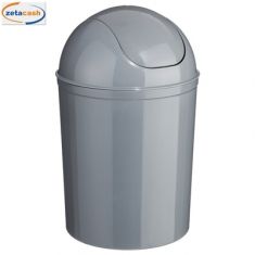 PATTUMIERA COPERCHIO GRIGIA 7 L H 32 CM