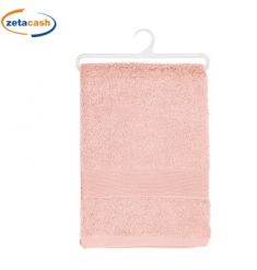 TELO BAGNO IN COTONE ROSA CM 100X150