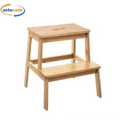 SCALETTA CON 1 SCALINO IN BAMBOO 44X44X H 47