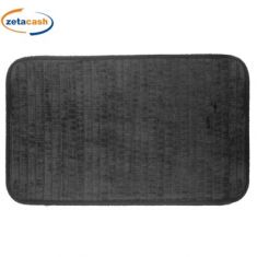 TAPPETO PER BAGNO IN VELLUTO GRIGIO CM 80 XH 50