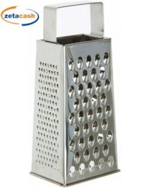 GRATTUGIA IN ACCIAIO 4 LATI CM 8X10,5X H 24 CM