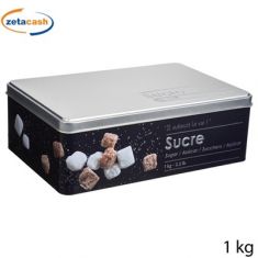 CONTENITORE ZOLLETTE ZUCCHERO FERRO NERO