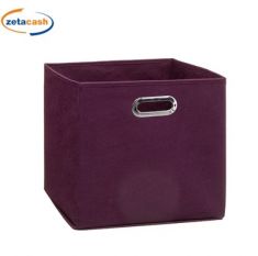 CONTENITORE PORTA OGGETTI MELANZANA CM 31X31X31