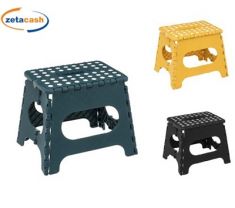 SGABELLO PIEGHEVOLE PLASTICA H27X33X26CM COL ASS