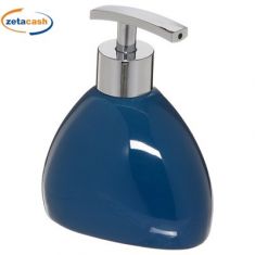 DISPENSER PORTASAPONE IN CERAMICA H 10 BLU