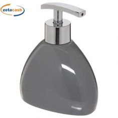 DISPENSER PORTASAPONE IN CERAMICA H 10 GRIGIO