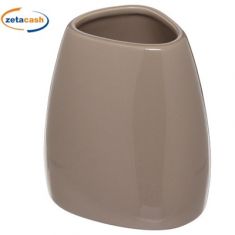 PORTASPAZZOLINI IN CERAMICA TORTORA H CM 10