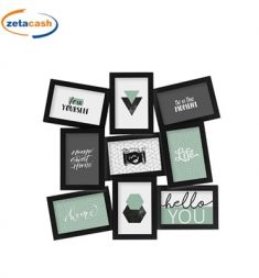 CORNICE PORTAFOTO CON 9 QUADRANTI