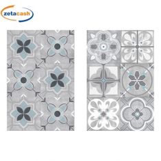 CARTA ADESIVA DA PARETI DECORATIVA 6 PZ QUADRATI 30X45 CM