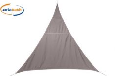 VELA OMBREGGIANTE IMPERMEABILE TORTORA 3 X 3 X 3 METRI