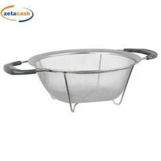 COLINO IN ACCIAIO INOX CON 2 MANICI COLORATI DIAM 23 X H 10